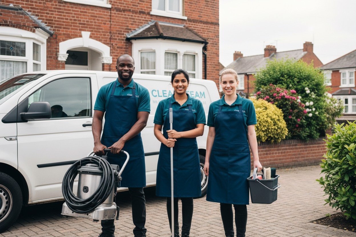 The Nims Casa editorial team, who all started in professional cleaning